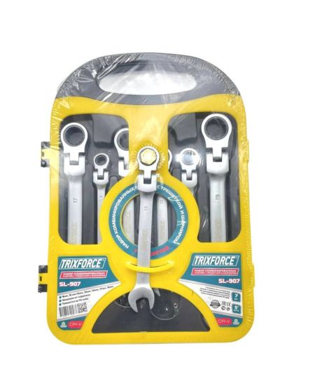 Н-р гаечных ключей с трещеткой SL-907 (10/20)