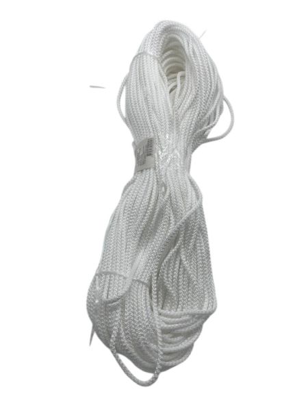 Веревка 100м/5мм белая полипропиленовая (15)