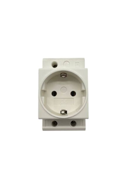 Розетка на DIN рейку 16А 220V Standart Luxe (10/100)
