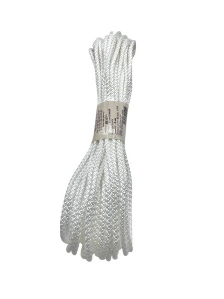 Веревка 20м/5мм белая  полипропиленовая (50) (15c004)