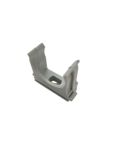 Крепеж клипса для гофр.трубы Серая U 25 мм (50/1500)