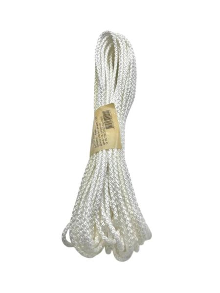 Веревка 20м/4мм белая  полипропиленовая (100) (15c003)