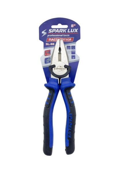 Плоскогубцы LUX 8" усиленные синие (60) SL-B8