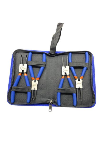 Набор съемников для стопор. колец 4 пред. в кейсе (24)13044