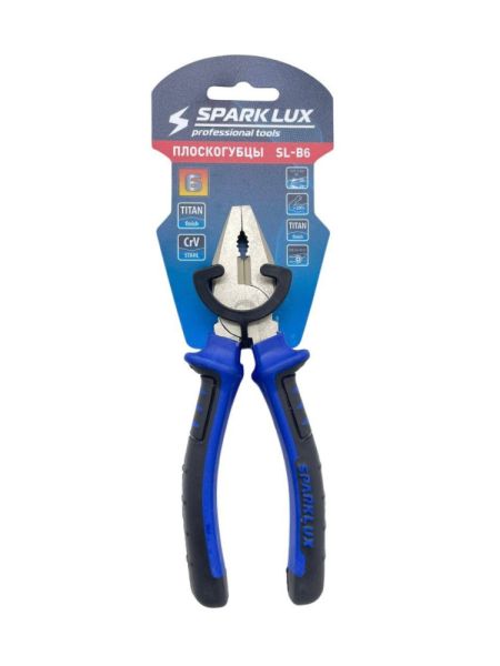 Плоскогубцы LUX 6" усиленные синие (120) SL-B6